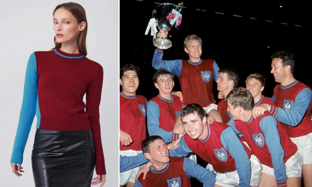 David Beckham’s Wife RIDICULED For Creating Jumper Like West Ham Shirt