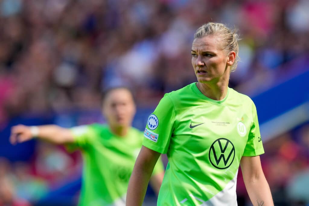 Women Ballon D'or contenders: Oshoala a Strong Contender 4 Alex Popp in action for VfL Wolfsburg