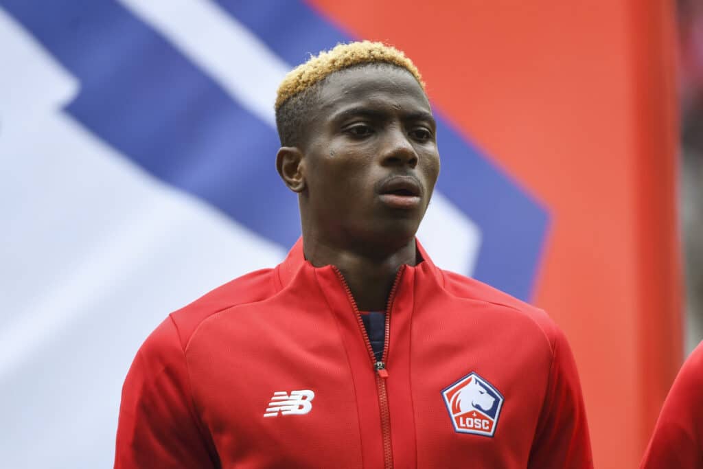 Nigeria’s top goal scorers in UCL: Who joins Victor Osimhen? 2 Victor Osimhen with Lille