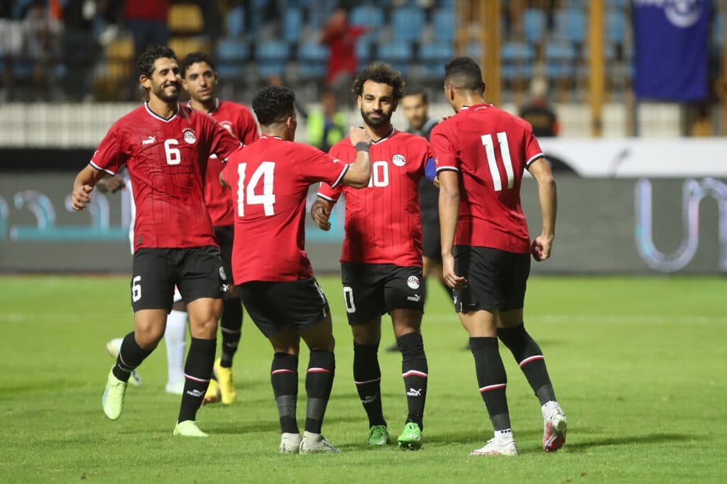 Can you guess the team with the most goals in AFCON history? 5 Egypt celebrates goal during the 2022 International Friendly match between Egypt and Niger