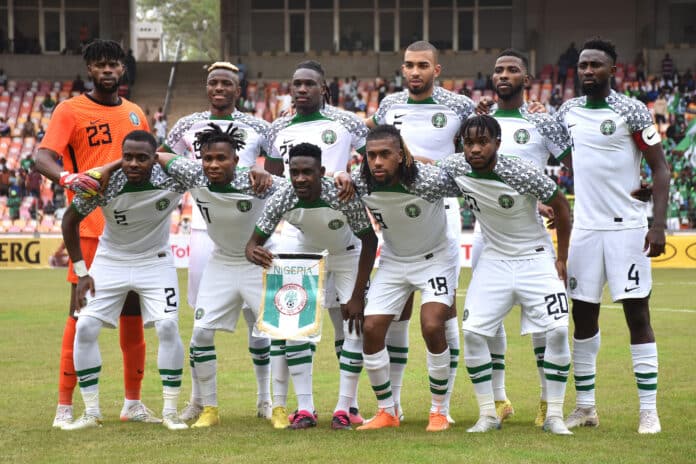 Where to watch Mozambique vs Super Eagles 2023 friendly Super Eagles team photo