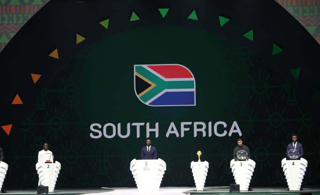 Could Bafana Bafana bonus battle threaten AFCON 2023 build-up? 1 South Africa during the 2023 Africa Cup of Nations Draw held at the Parc Des Expositions in Abidjan