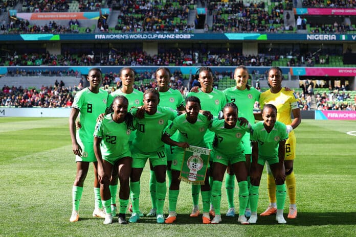 Ethiopia vs Nigeria Super Falcons lineups & odds - CAF Women’s 2024 Olympics Qualifiers Nigeria Super Falcons team photo