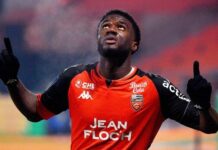Ligue 1: Terem Moffi guides Lorient to victory with brace, Simon dazzles Scoring Against PSG Was My Biggest Goal Of My Career - Moffi