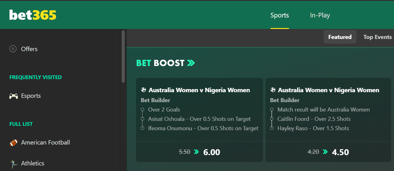 bet365 bet boosts nigeria bet365 bonus code