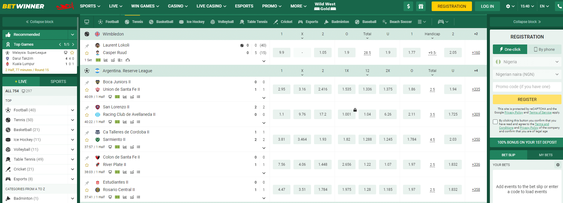 betwinner sports betting nigeria Best betting sites in Nigeria